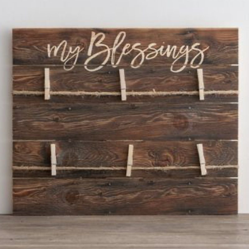 OEM Photo Holder Sign Rustic Picture Holder Clipboard Wood Decoration Manufacturers, Quotes