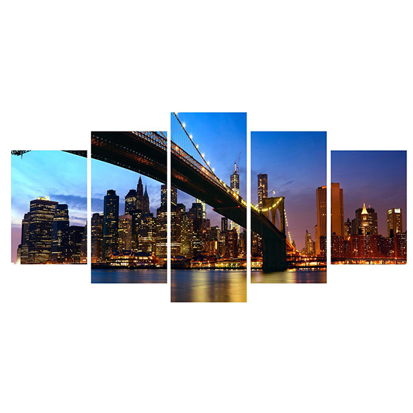 Famous 5 Pieces ,3 Pieces Wall Art high quality custom art printing canvas  Manufacturer, Suppliers