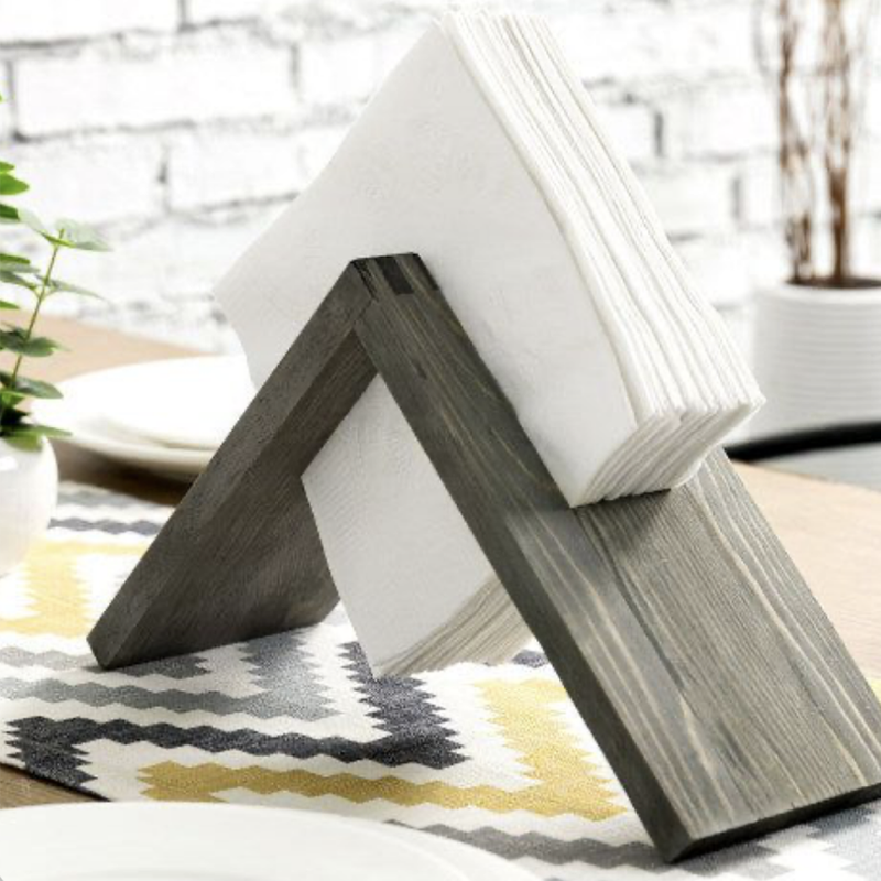 Famous Gifts for coffee lovers creative and inexpensive modern wooden napkin holder  Manufacturer, Supplier
