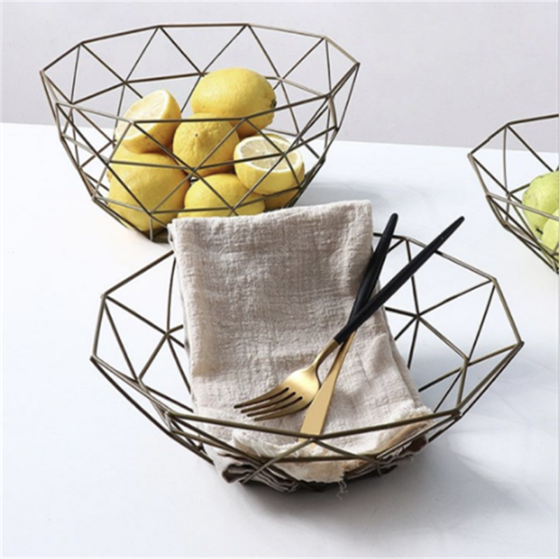 Metal Fruit Storage Bowl