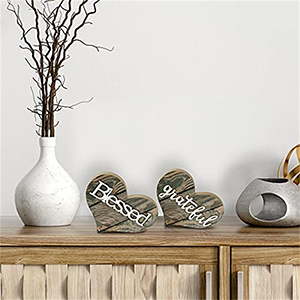 Famous Decoration Heart Shaped Wooden Plaque Signed Plaque Manufacturer, Products