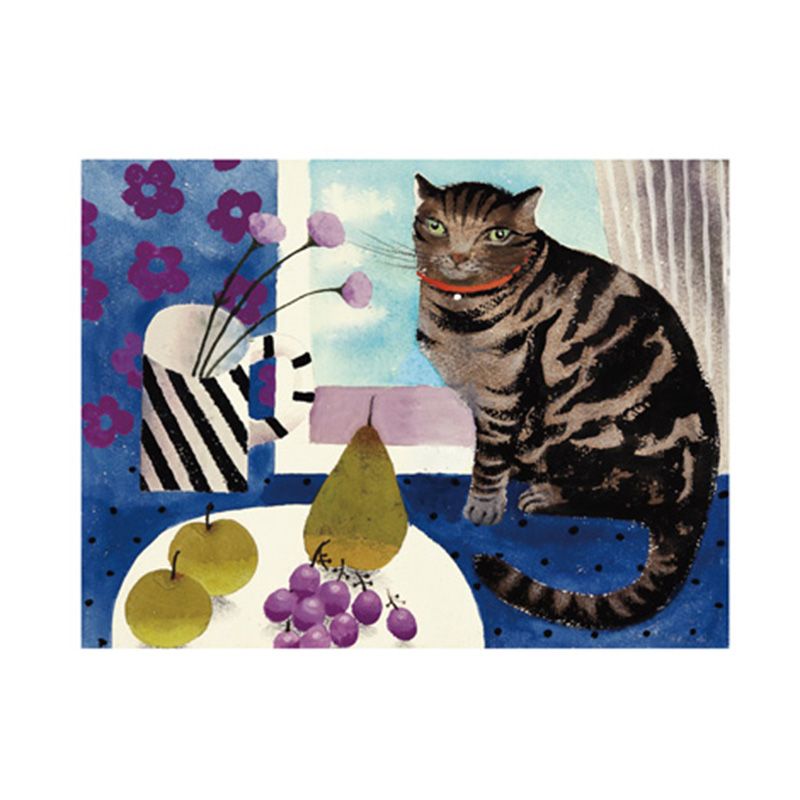Custom Mid Century Modern Cats Home Wall Decoration Boho Cat Oil Painting Prints  Suppliers, Pricelist