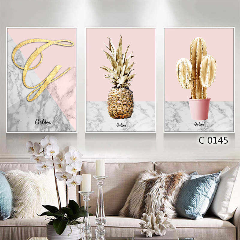 Custom 3 Pieces Canvas Poster Flower Poster Trend Wall Art Supplier, Quotes