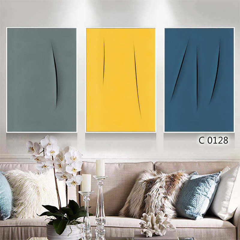 Custom Modern abstraction Canvas Art Set of 3 Wall Art Wall Decorative Manufacturer, Product