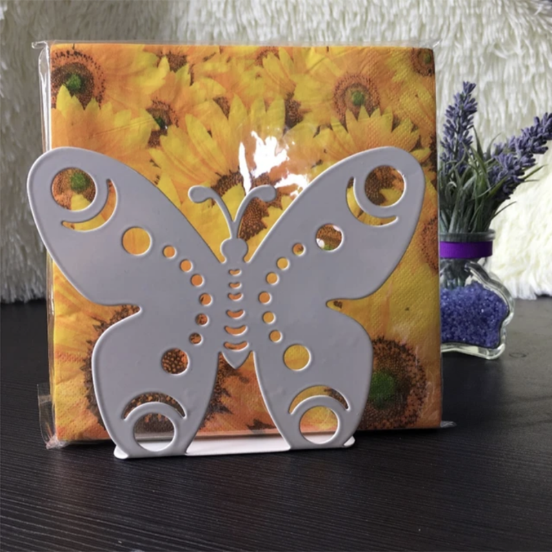 Metal Floral Letter Holder Display 3