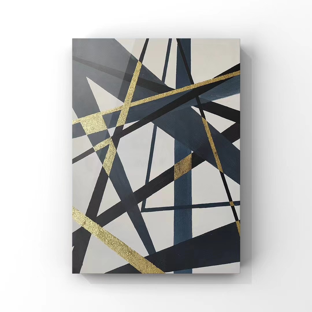 Custom Factory Cheap Price Customized Black and White Abstracts Canvas Art Suppliers, Product