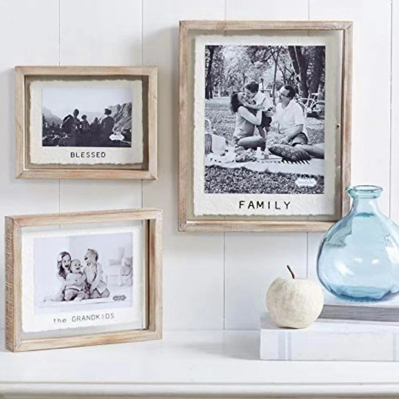 High-Quality Home village design wooden distressed photo frame picture frame wall decoration Supplier, Products