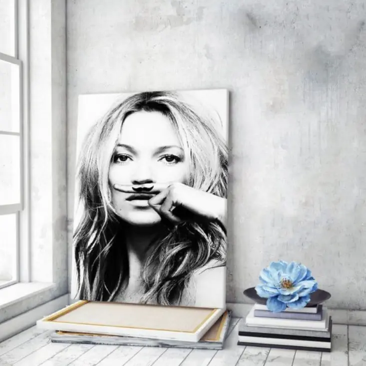 Fashion wall art canvas print - modern fashion illustration poster