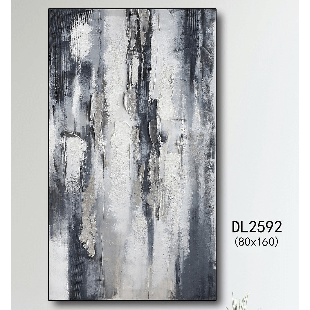 Custom Factory Cheap Price Customized Black and White Abstracts Canvas Art Suppliers, Product