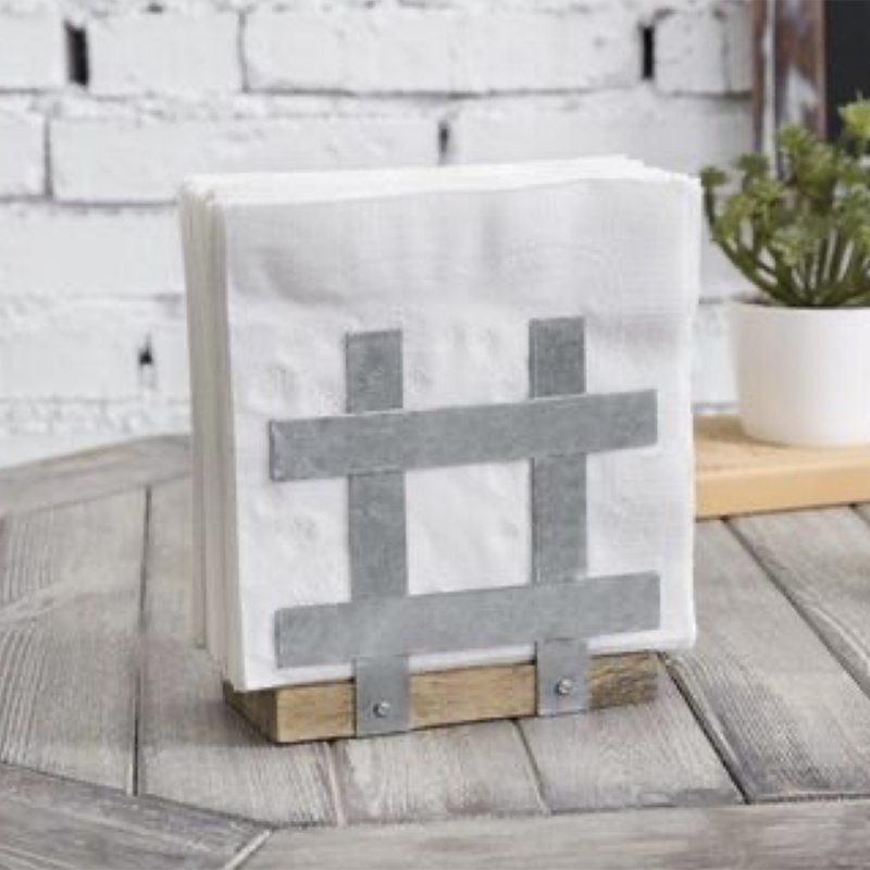 Famous MyGift Vintage Gray White wood Cross Corner Napkin Holder Manufacturers, Quotes