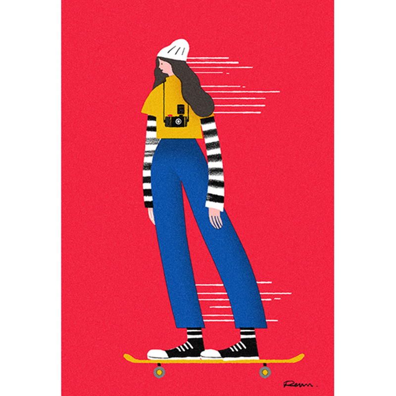 High-Quality Character Design Art Direction Fashion Girl Canvas Print  Supplier, Pricelist