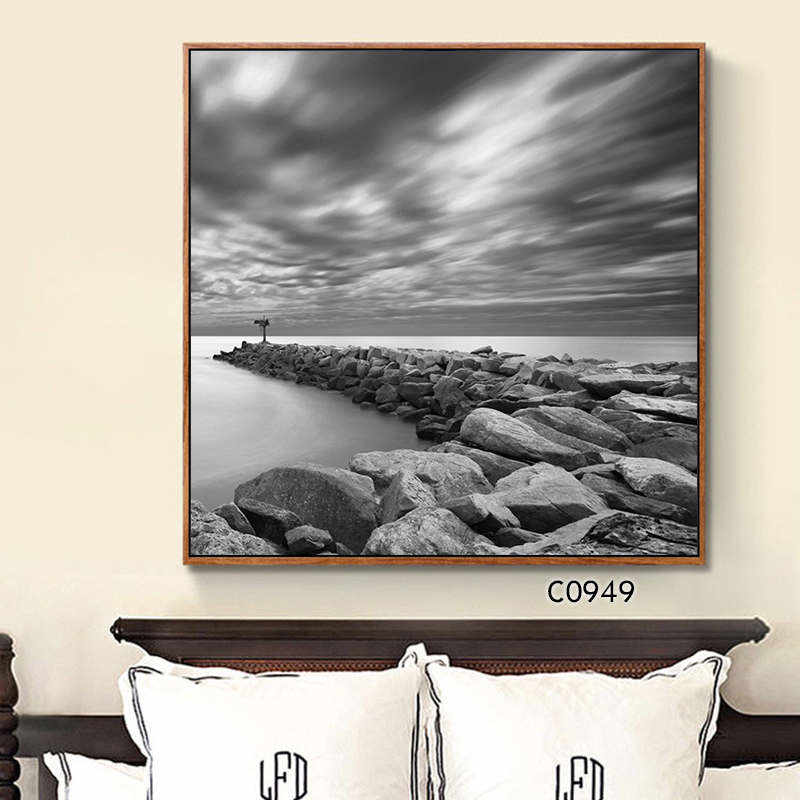Famous City Plaza Beach Images High Quality Printing Poster Wall Decor Manufacturer, Product