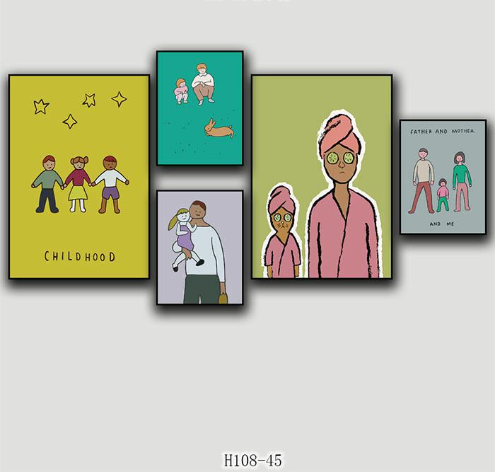 High-Quality Funny Geometric Gallery Poster Frame Home Decoration Manufacturer, Supplier