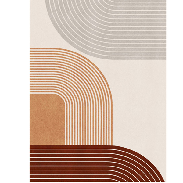 Custom Mid Century Wall Art Set of 3 Ready to Hang Canvas Manufacturer, Suppliers