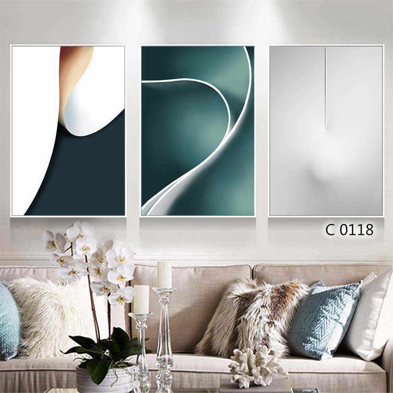 Custom Modern abstraction Canvas Art Set of 3 Wall Art Wall Decorative Manufacturer, Product