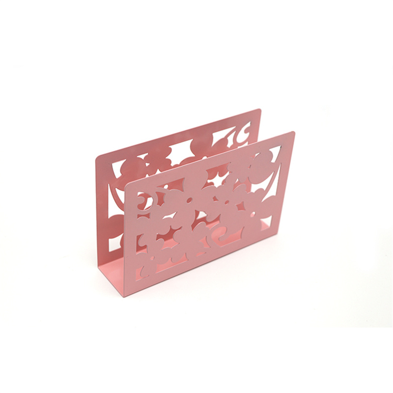 Famous Home Basics flower metal Tabletop Tissue Paper Holder Metal Dinner Napkin Holder with flower Manufacturer, Products