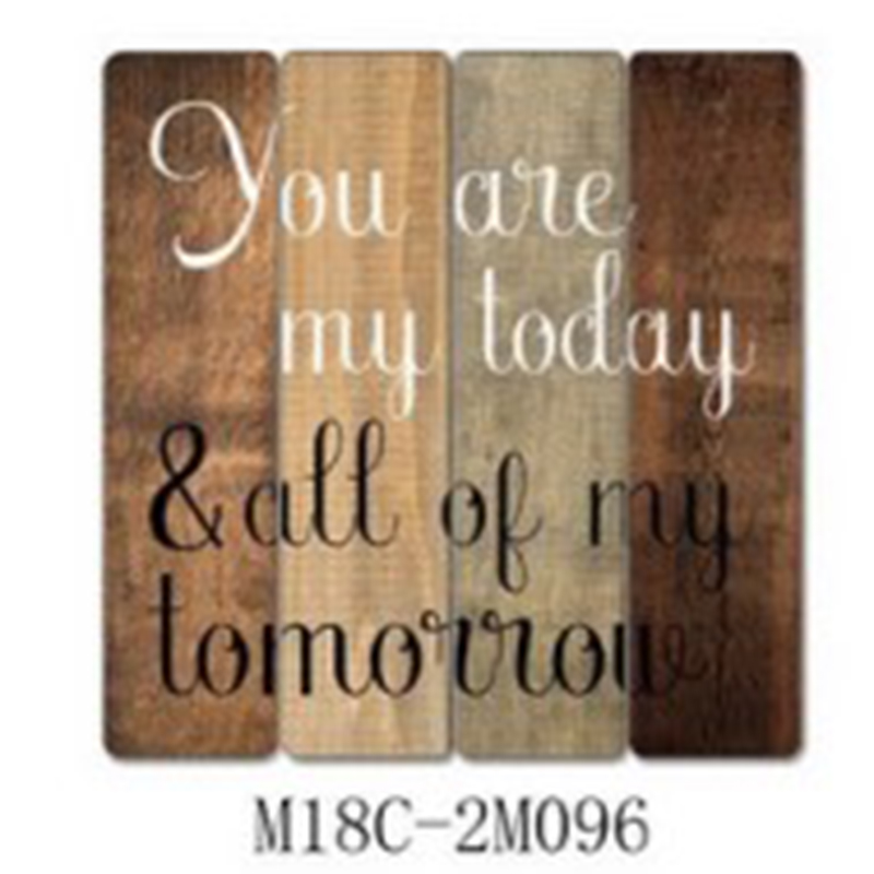 Custom Home Art Plaque Vintage Wood Wall Sign For Home Wall Decor Manufacturer, Pricelist
