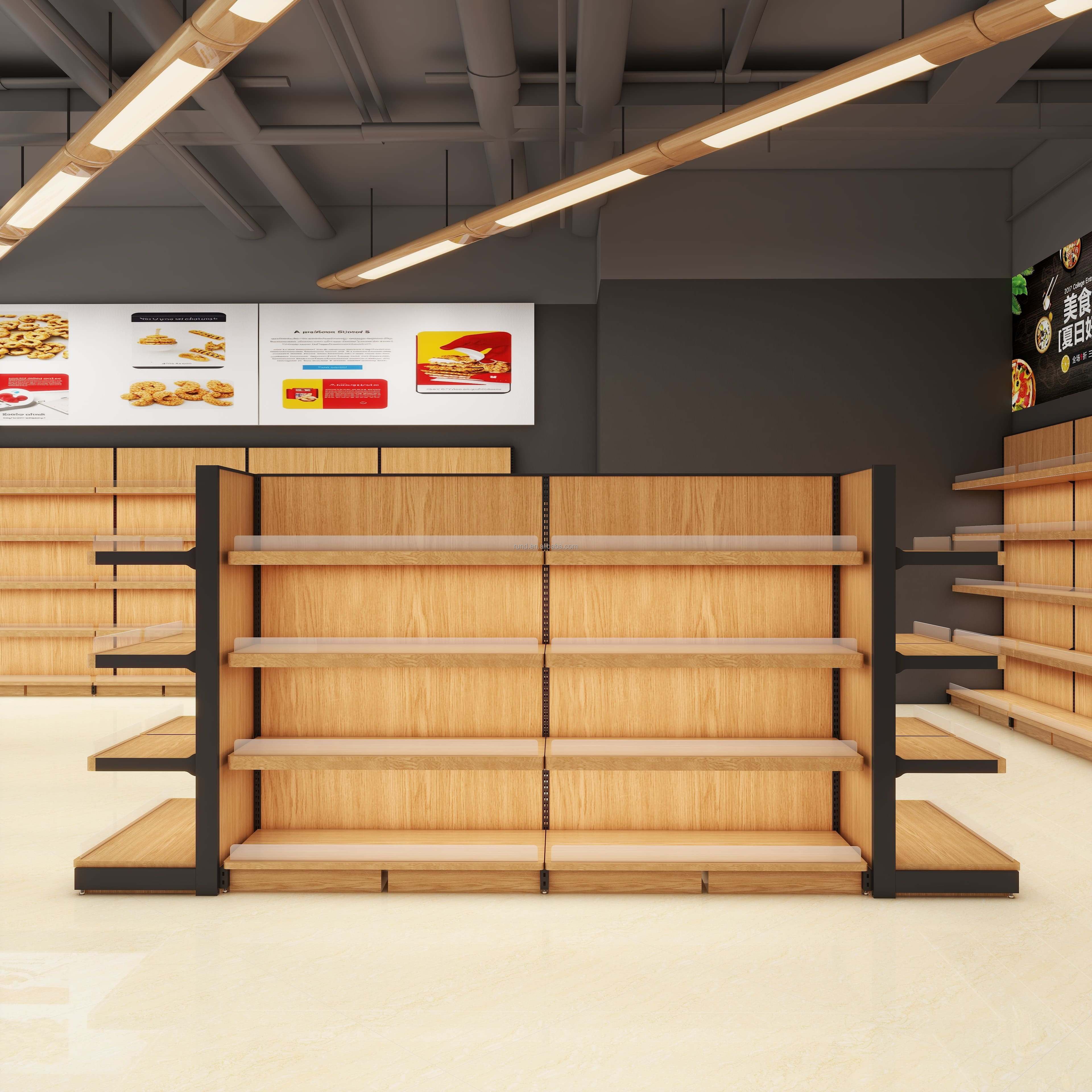 China Heda Steel Storage Rack Shelves Store Gondola Shelving Supermarket Shelves for Sale