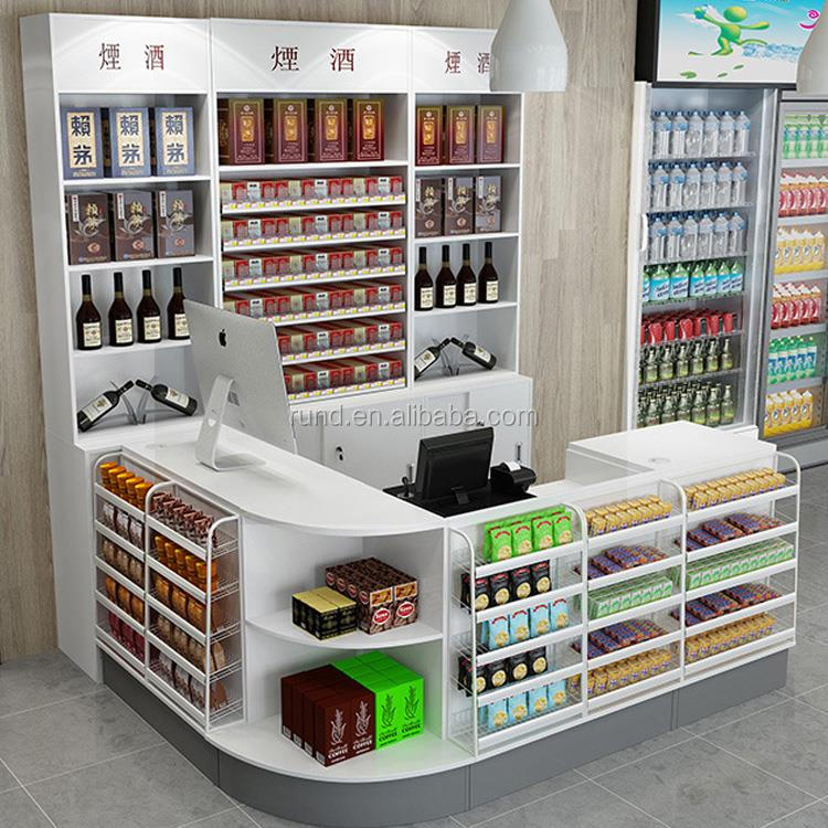 Grocery Cashier Checkout Counter  Convenience Store Cash Table Dimension