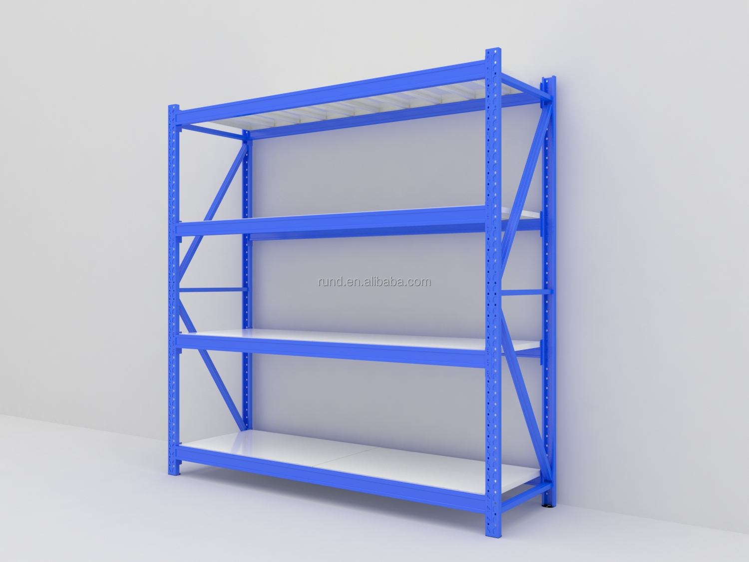 Customizable Industrial Heavy Duty Adjustable Multi-Level Metal Shelving Racks Durable Anti-Rust Steel Storage Units Warehouse