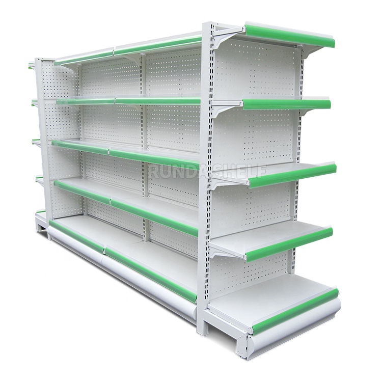 Foshan Metal Rack Stand Gondola Shelf Convenience Store Display Rack for Sale