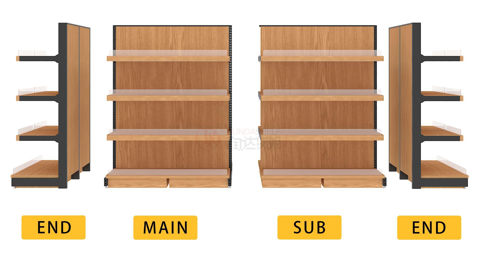 Double-Sided Shelving Combination