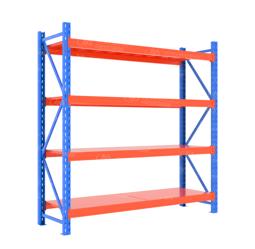 Factory Supply Heavy-Duty Industrial Warehouse Storage Rack Quality 5-Layer Metallic Steel Shelves Customized Bolt