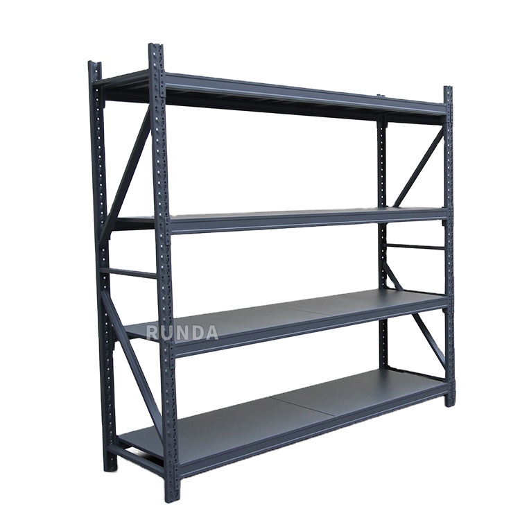 RD-33 High Quality 300KG Capacity Steel Storage Rack Medium Duty Multi-Level Industrial Rack for Garage and Warehouse Use OEM
