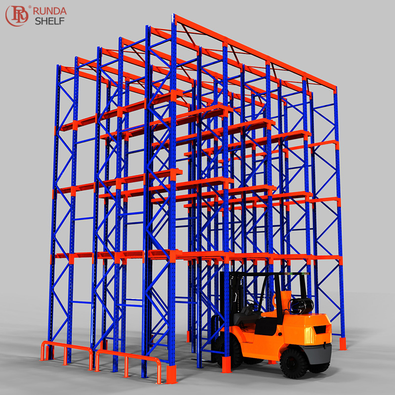 EBILTECH Warehouse Storage Rack Heavy Steel Pallet Shelf GS Certificate Industrial Metallic Carton Manufacturer's Factory Direct