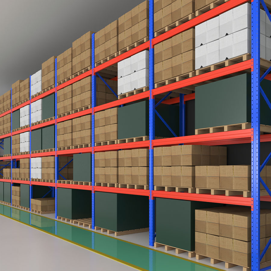 Multi-Level Heavy Duty Pallet Racking Beams for Warehouse Storage