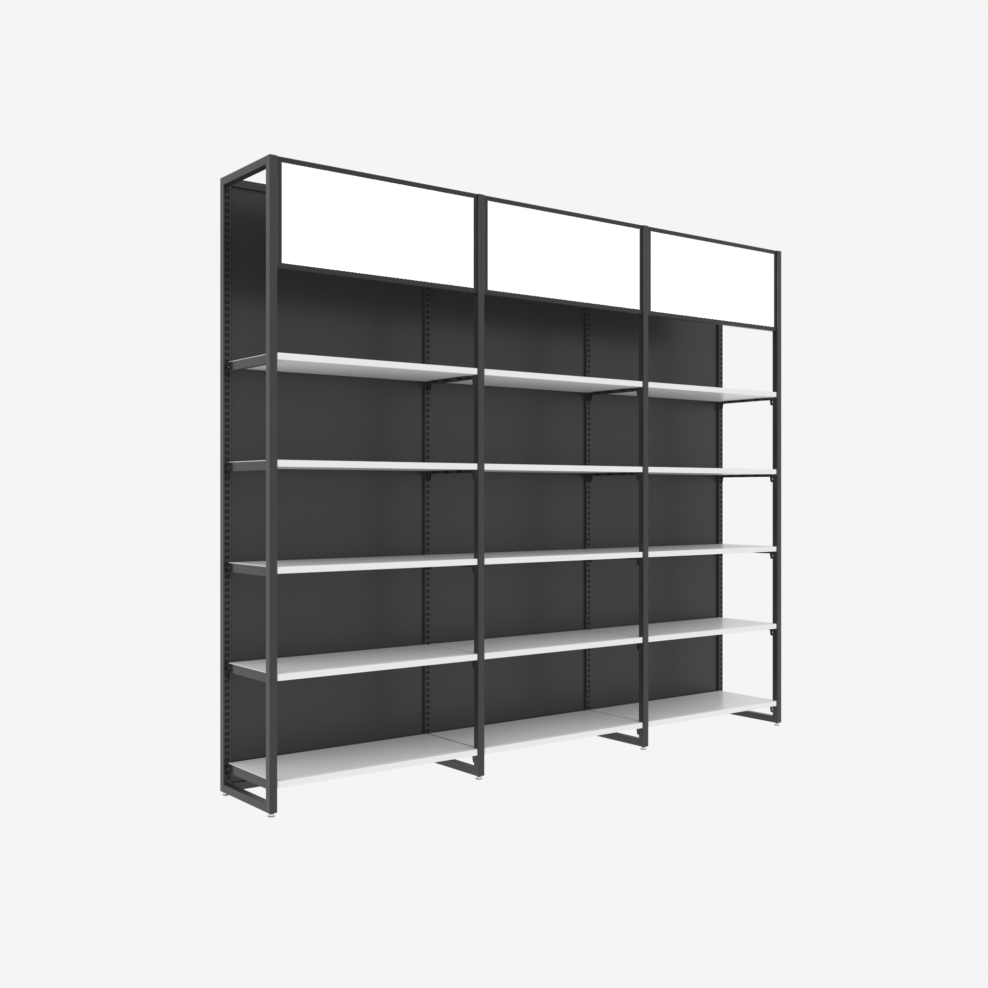 Runda High-Grade Luxury Double-Sided Metallic Wood Display Stand for Clothing Shoes Light Duty Freestanding Shop Rack