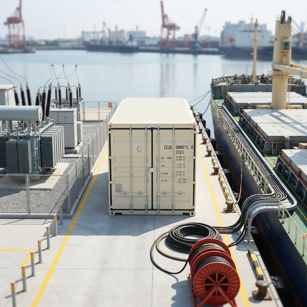 500kW-5000kW Shore Power Supply System for Marine Port Dock Vessel | Customized High Power Shore Connection Power