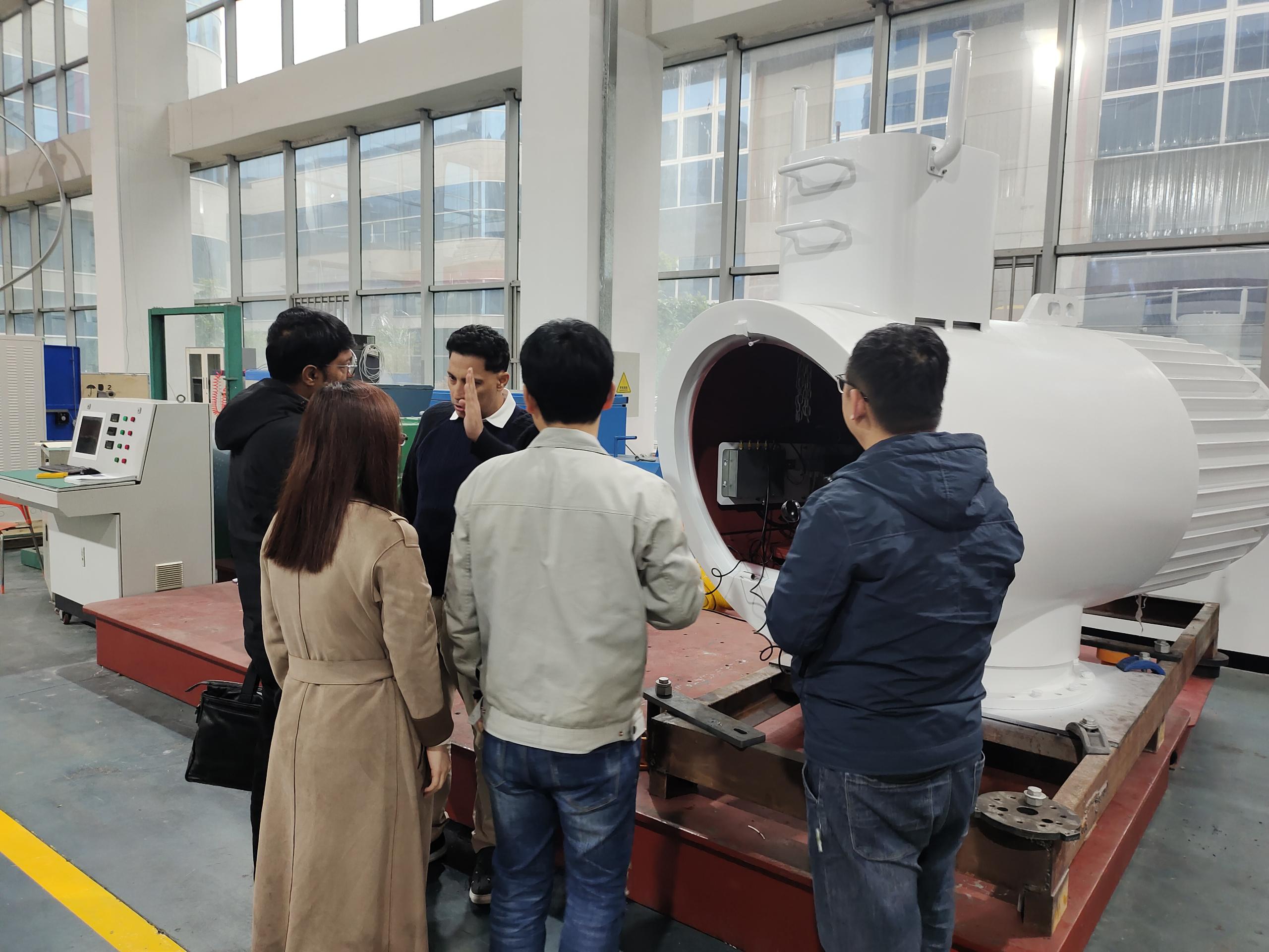 Free Power 60KW 75KW 100KW Yaw Wind Turbine Generator with 380v AC Low Speed Alternator Lithium Ion Industrial Application