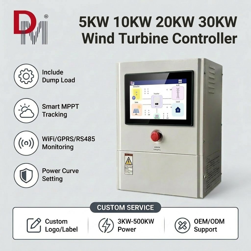 30KW Wind Power Controller 380V Off Grid PWM Wind Turbine Regulator