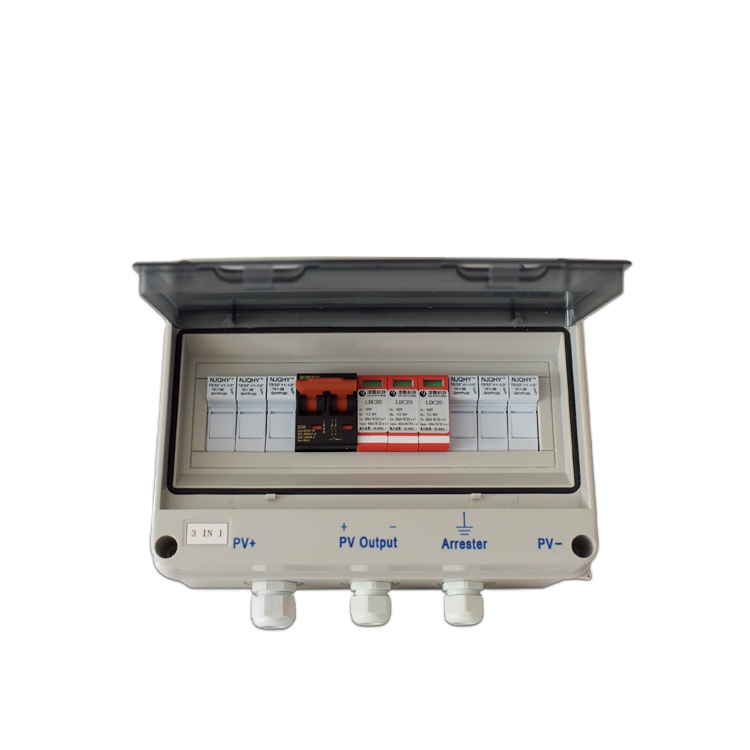3 in 1 PV Combiner Box for Solar Panel  Solar Pv Combiner Box for 3 Strings Solar Panel