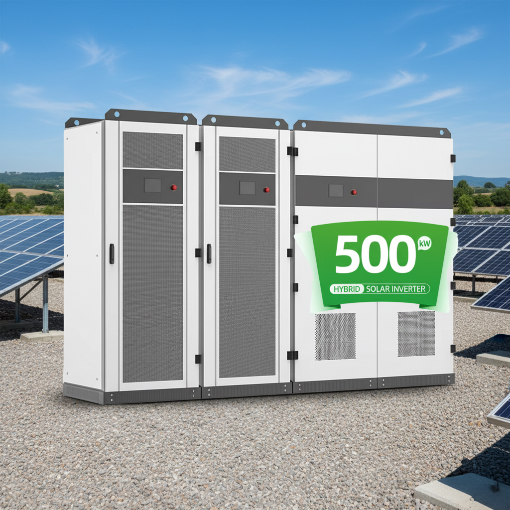 Alternative Energy String Inverter 500 KVA Three Phase off Grid Hybrid Solar AC Pure Sine Wave MPPT 60Hz Inverter