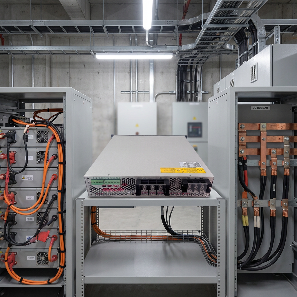 Modular Stackable 1500V DC DC Converter with Parallel Operation for Microgrid Battery and DC Bus Systems
