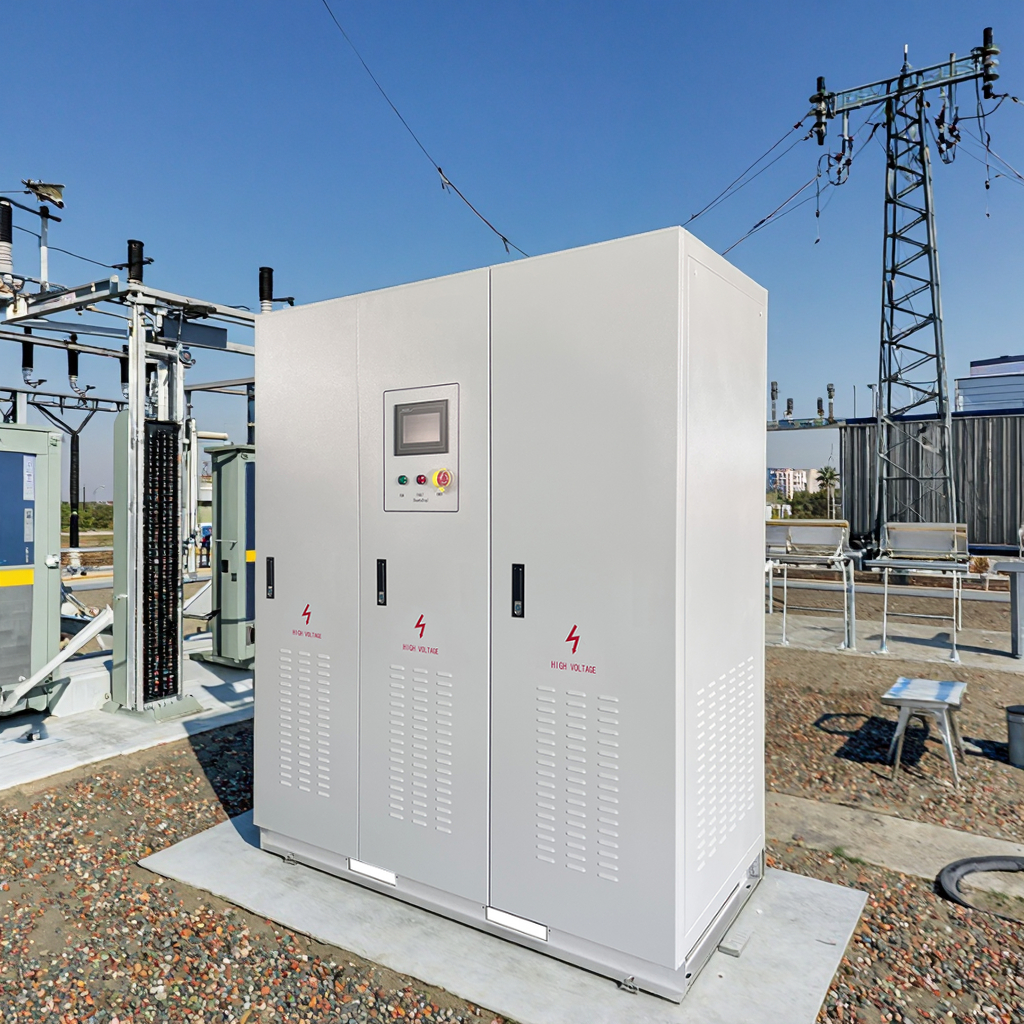 High Voltage Grid Tied  Generator Frequency Converter 500KW