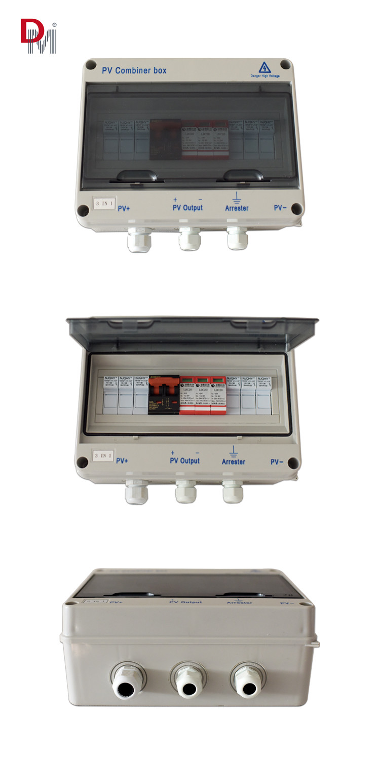 PV Combiner Box Vertical Display