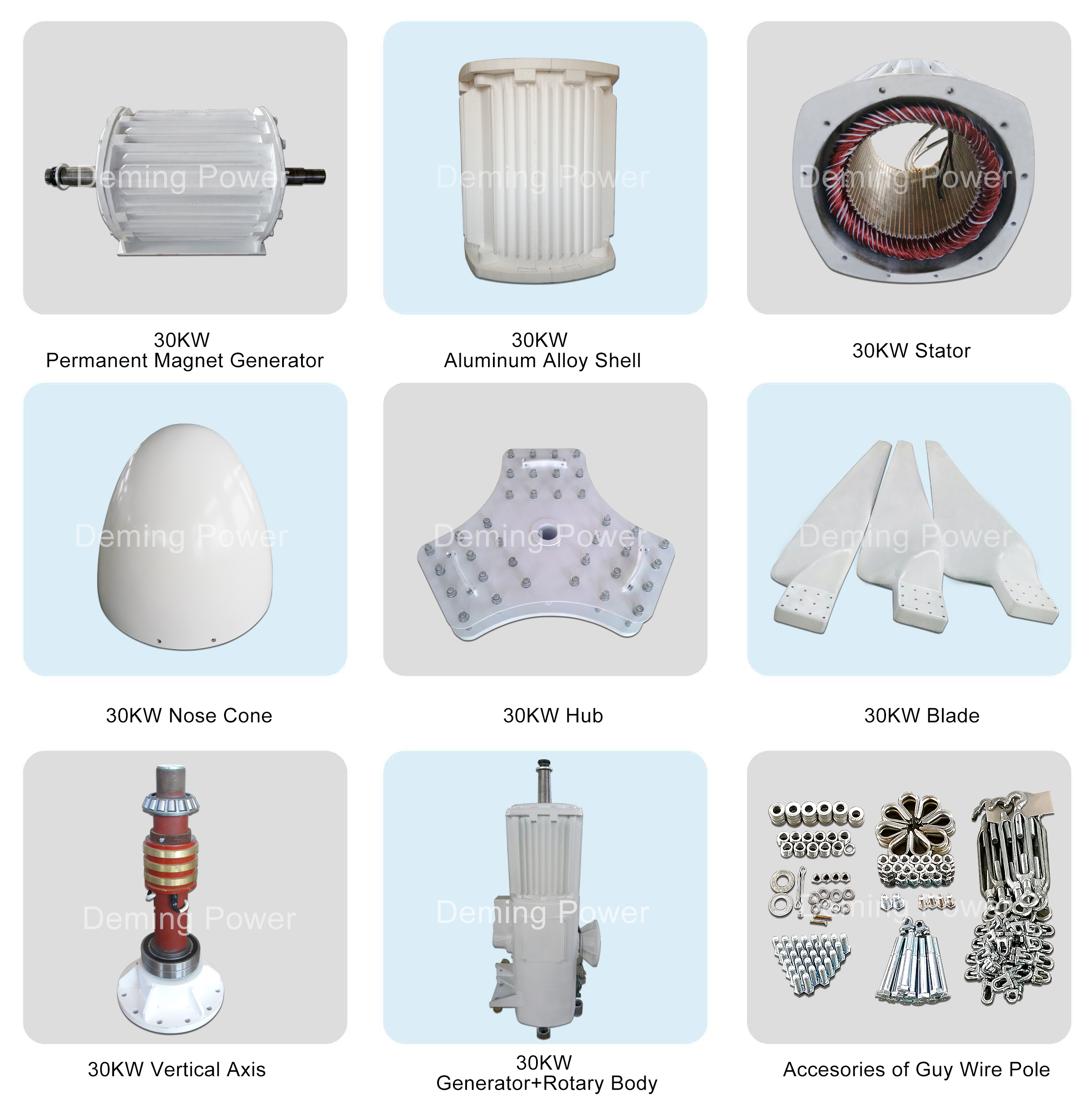 500w to 5000w Wind Turbine Generator Kit for Home Cost-Effective Wind Power System with 2kw 3kw 1kw & 2000w Rated Power Options