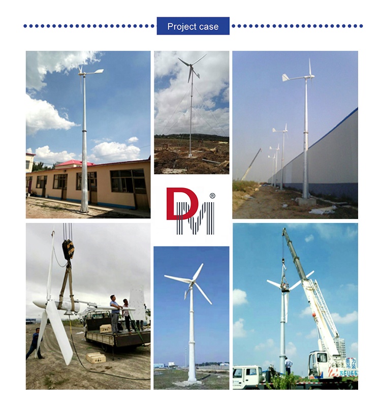 Vertical Axis Wind Turbine Installed On Site