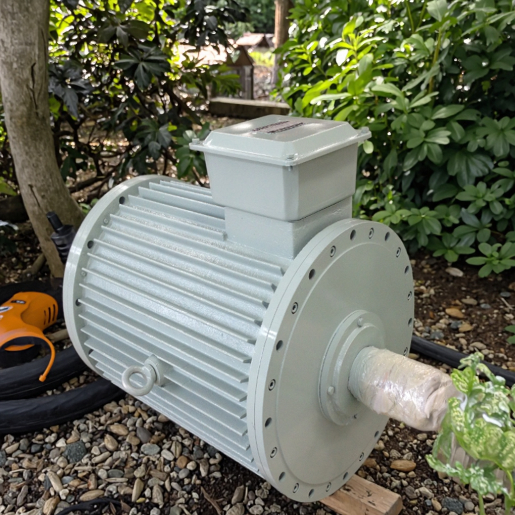 High Efficiency 15Kw PMG Horizontal Wind Turbine Generator 220V/380V AC Output for Village Electrification Renewable Energy