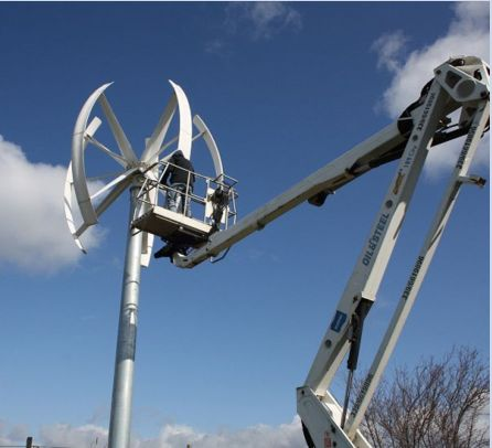 5KW Vertical Axis Wind Turbine Generator for Home Use On-Grid Power System