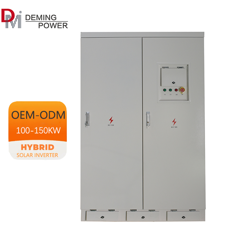 Digital Technology Design Large 150KW Off Grid Solar Inverters Pure Sine Wave 3 Phase Hybrid Solar Inverter