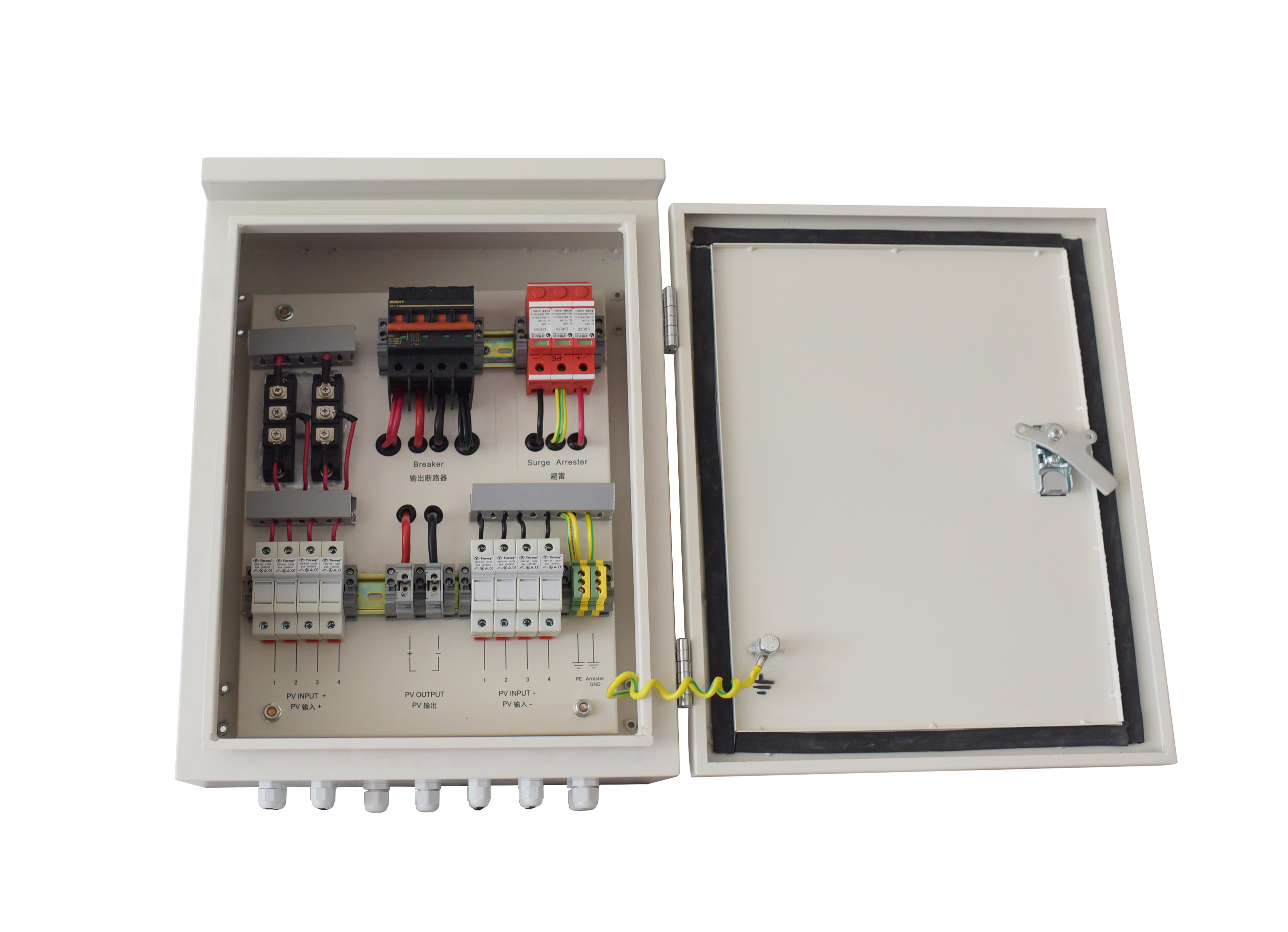 PV Array Combiner Box Components