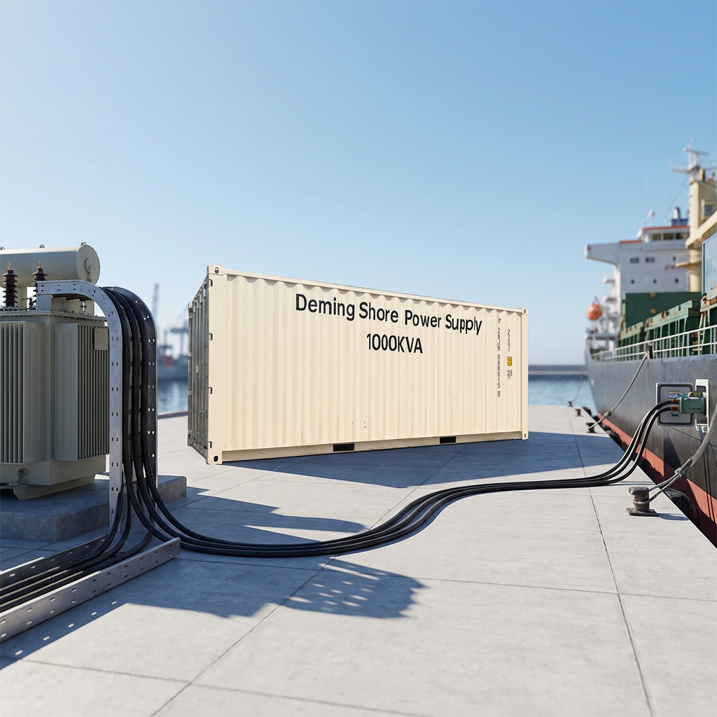 6000kW High Power Shore to Ship Frequency Converter Cold Ironing System