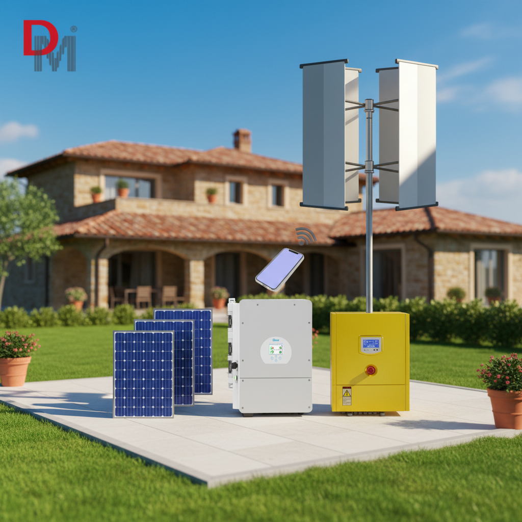 10kw Hybrid Solar & Wind Turbine Controller & Inverter PWM & MPPT Type