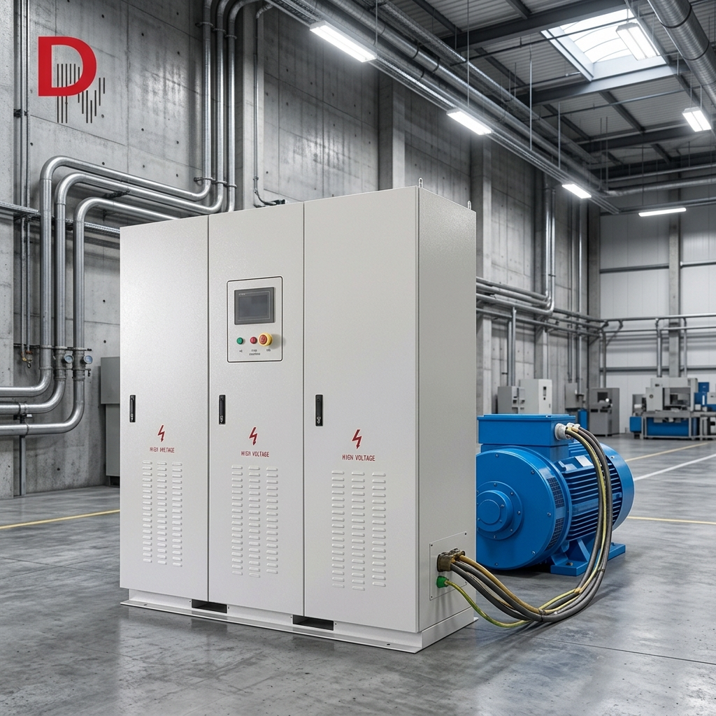 High Voltage Grid Tied  Generator Frequency Converter 500KW