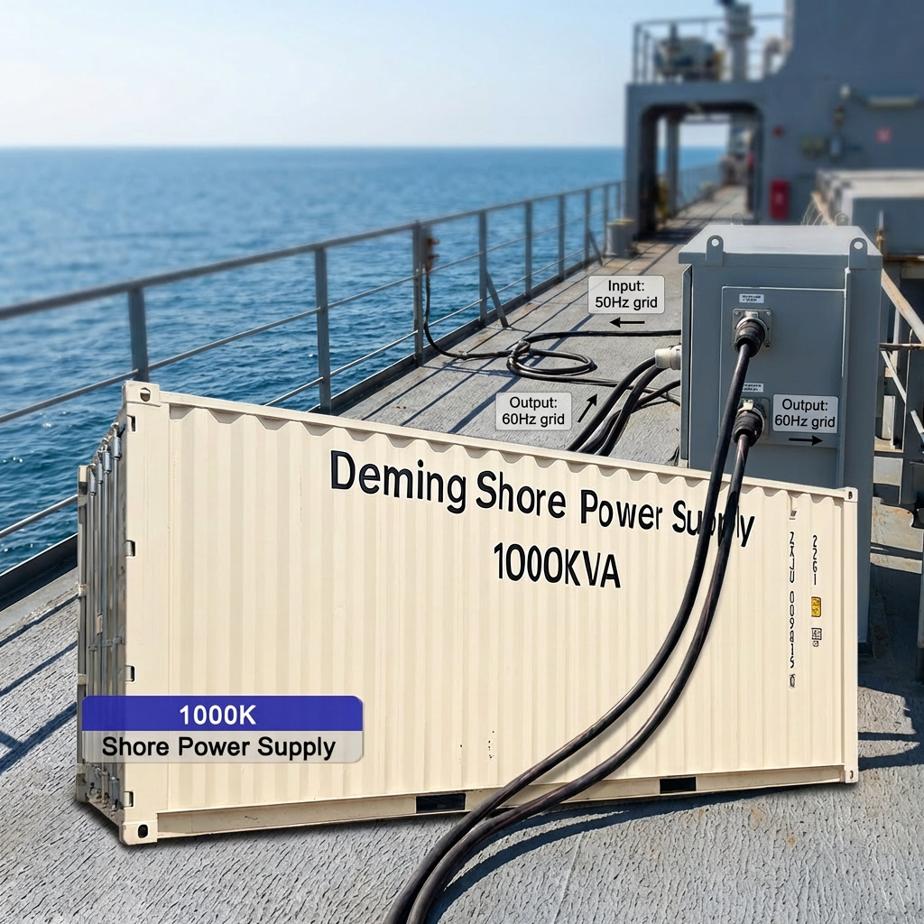 Marine Shore Power Converter 500-5000kW for Vessel Berthing | Port Dock Electricity Supply System