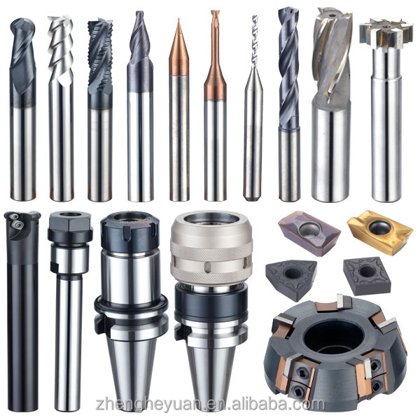 ZHY Hot Sale Oem Non-Standard Custom Cnc Cutting Tools Milling Cutters Solid Carbide End Mill Drill Bit Tool Holder